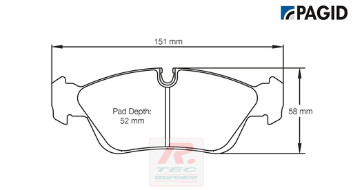 [2180RSL29] S2180 - Pagid brake pads RSL29