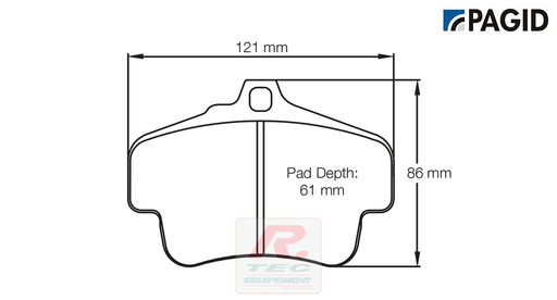 [2405RSL1] S2405 - Pagid brake pads RSL1