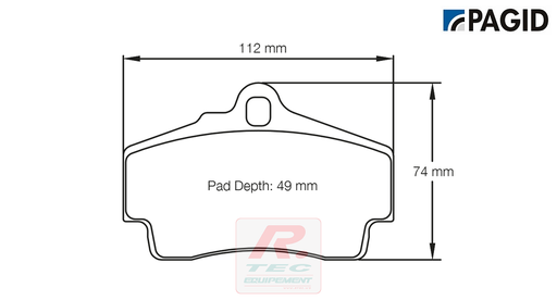 [2406RSL1] S2406 - Pagid brake pads RSL1