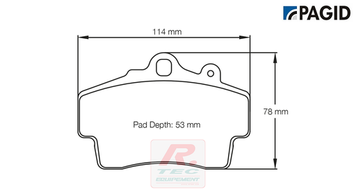 [2407RSL29] S2407 - Pagid brake pads RSL29