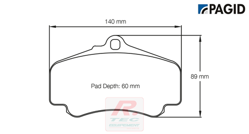 [2474RSL19] S2474 - Pagid brake pads RSL19