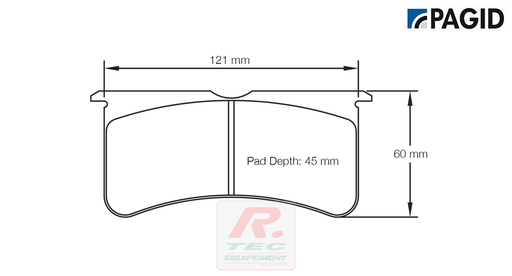 [2555RSL29] S2555 - Plaquettes de frein Pagid RSL29
