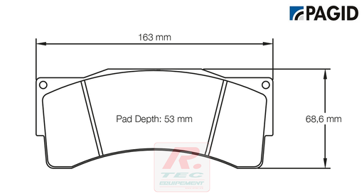 [2559RRSL1] S2559 - Pagid brake pads rodées RSL1
