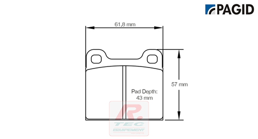 [4304RSL29] S4304 - Plaquettes de frein Pagid RSL29