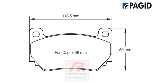 [4349RSL29] S4349 - Plaquettes de frein Pagid RSL29