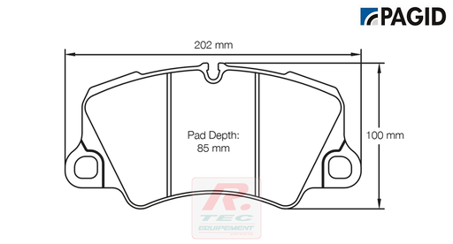 [4580RSL1] S4580 - Plaquettes de frein Pagid RSL1
