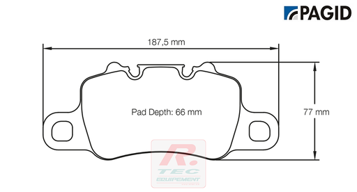 [4925RSL1] S4925 - Plaquettes de frein Pagid RSL1