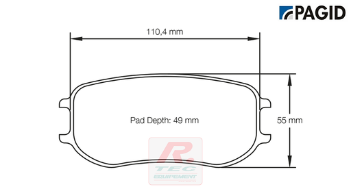 [4929RSL29] S4929 - Plaquettes de frein Pagid RSL29
