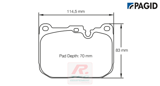 [4931RSL1] S4931 - Plaquettes de frein Pagid RSL1