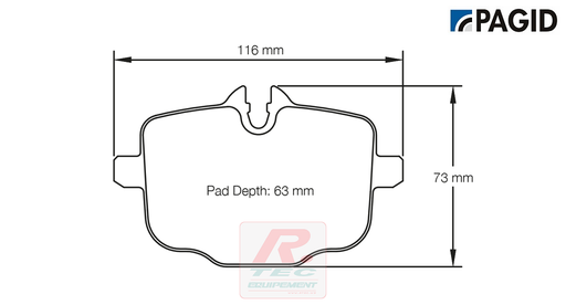 [4932RSL29] S4932 - Plaquettes de frein Pagid RSL29