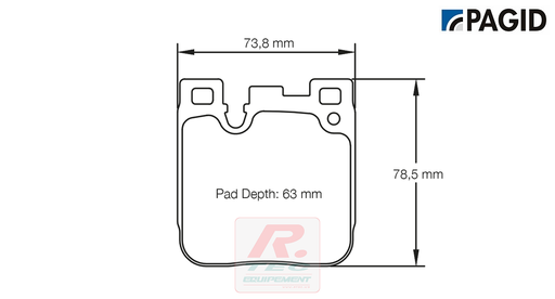 [4933RSL1] S4933 - Plaquettes de frein Pagid RSL1