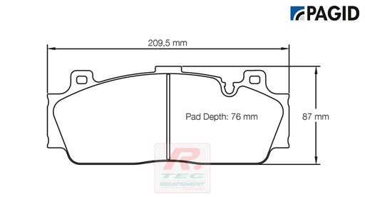 [4934RSL29] S4934 - Plaquettes de frein Pagid RSL29