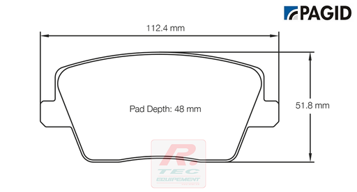 [7035RSL2] S7035 - Plaquettes de frein Pagid RSL2