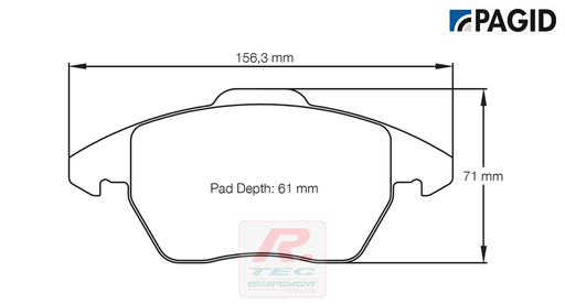 [8001RSL29] S8001 - Plaquettes de frein Pagid RSL29