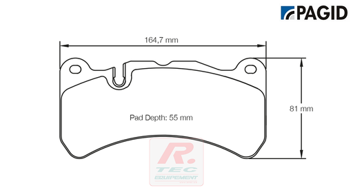 [8005RSL1] S8005 - Plaquettes de frein Pagid RSL1