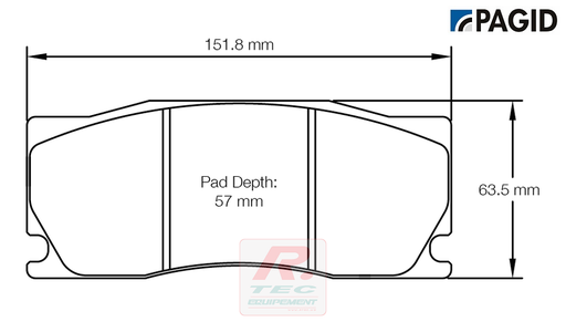 [8007RSL29] S8007 - Pagid brake pads RSL29