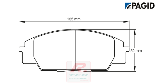 [8010RSL29] S8010 - Pagid brake pads RSL29