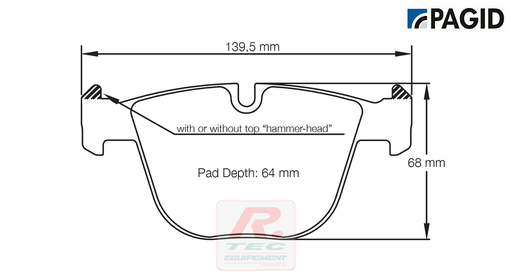 [8021RSL1] S8021 - Pagid brake pads RSL1