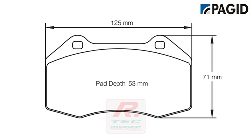 [8023RRSL2] S8023 - Pagid brake pads rodées RSL2