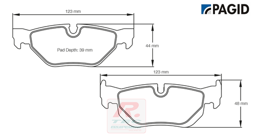 [8035RSL1] S8035 - Plaquettes de frein Pagid RSL1