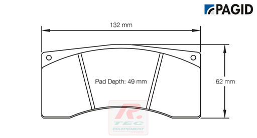 [8037RRSL29] S8037 - Pagid brake pads rodées RSL29