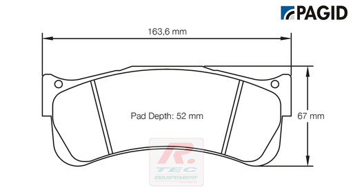 [8038RRSL1] S8038 - Pagid brake pads rodées RSL1
