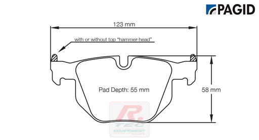 [8051RSL19] S8051 - Plaquettes de frein Pagid RSL19