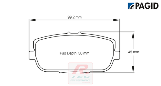 [8077RSL29] S8077 - Plaquettes de frein Pagid RSL29