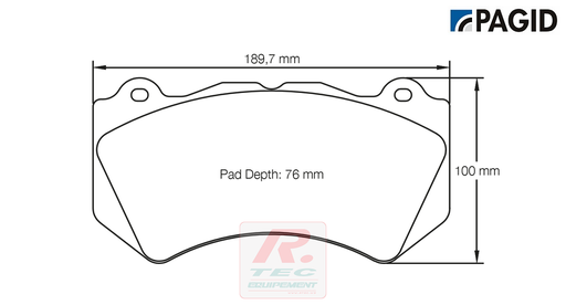 [8083RSL1] S8083 - Plaquettes de frein Pagid RSL1