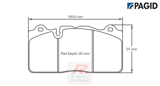 [8091RSL19] S8091 - Plaquettes de frein Pagid RSL19
