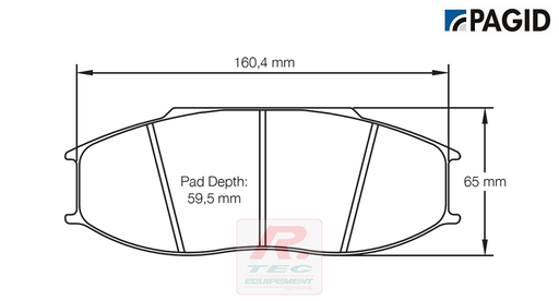 [8092RSL1] S8092 - Pagid brake pads RSL1