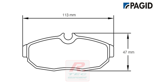 [8113RSL29] S8113 - Plaquettes de frein Pagid RSL29