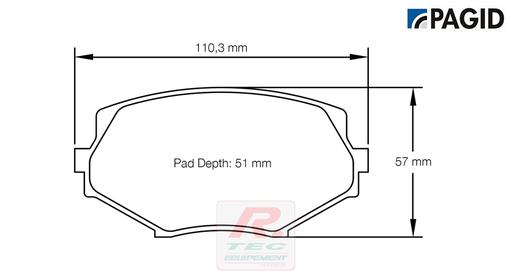 [8127RSL29] S8127 - Plaquettes de frein Pagid RSL29