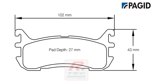 [8129RSL29] S8129 - Pagid brake pads RSL29