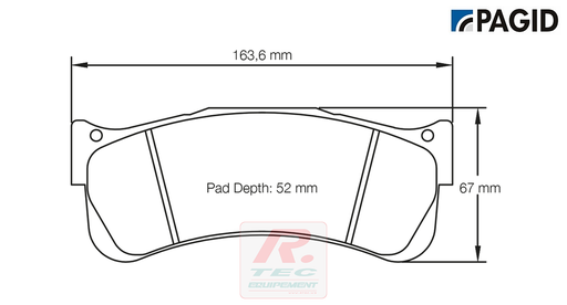 [8173RRSL1] S8173 - Pagid brake pads rodées RSL1