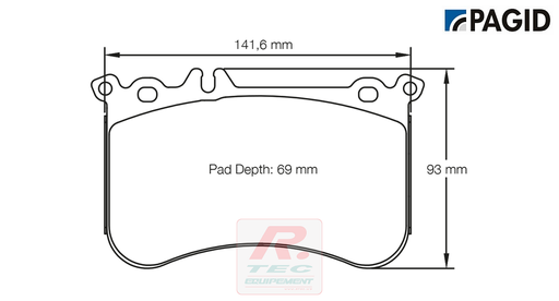 [8188RSL29] S8188 - Plaquettes de frein Pagid RSL29