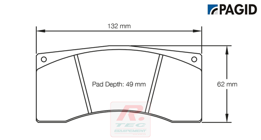 [8191RRSL2] S8191 - Pagid brake pads rodées RSL2
