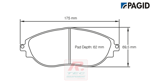 [8201RSL29] S8201 - Pagid brake pads RSL29
