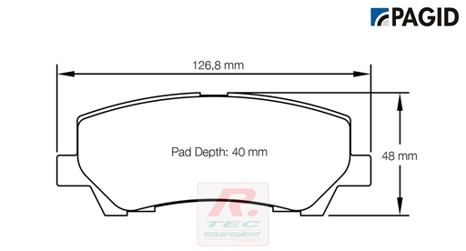 [8204RSL29] S8204 - Pagid brake pads RSL29