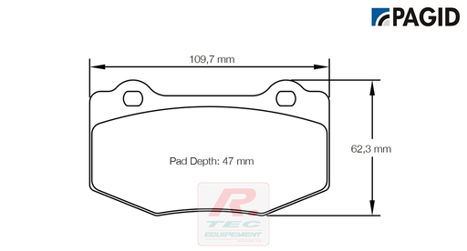 [8208RSL29] S8208 - Plaquettes de frein Pagid RSL29