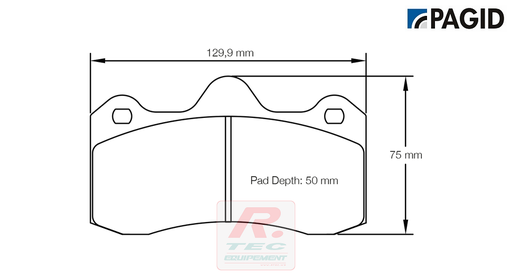 [8214RSL29] S8214 - Pagid brake pads RSL29