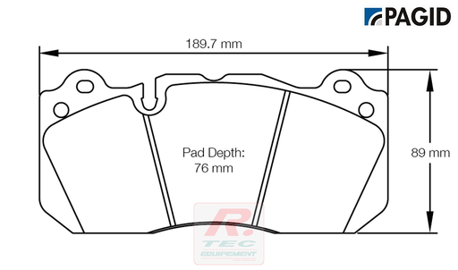 [8239RSL29] S8239 - Pagid brake pads RSL29