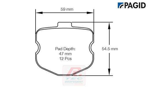 [8240RSL29] S8240 - Plaquettes de frein Pagid RSL29
