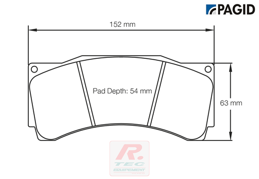 [8250RSL1] S8250 - Plaquettes de frein Pagid RSL1