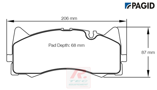 [8257RSL29] S8257 - Pagid brake pads RSL29