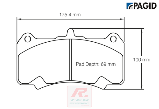 [8258RSL1] S8258 - Plaquettes de frein Pagid RSL1