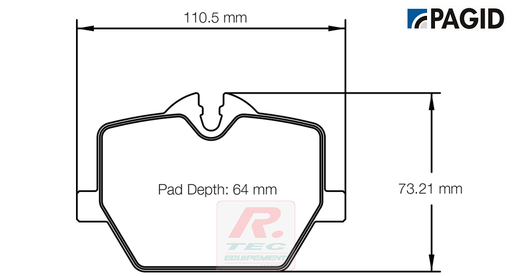 [8276RSL29] S8276 - Plaquettes de frein Pagid RSL29