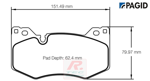 [8278RSL29] S8278 - Pagid brake pads RSL29