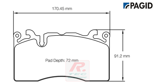 [8283RSL29] S8283 - Plaquettes de frein Pagid RSL29