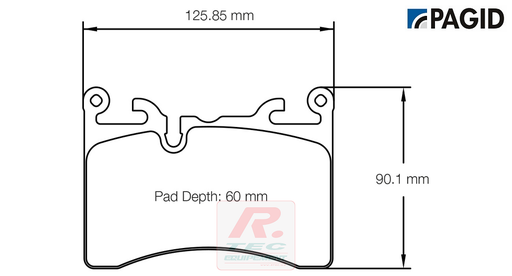 [8284RSL29] S8284 - Plaquettes de frein Pagid RSL29
